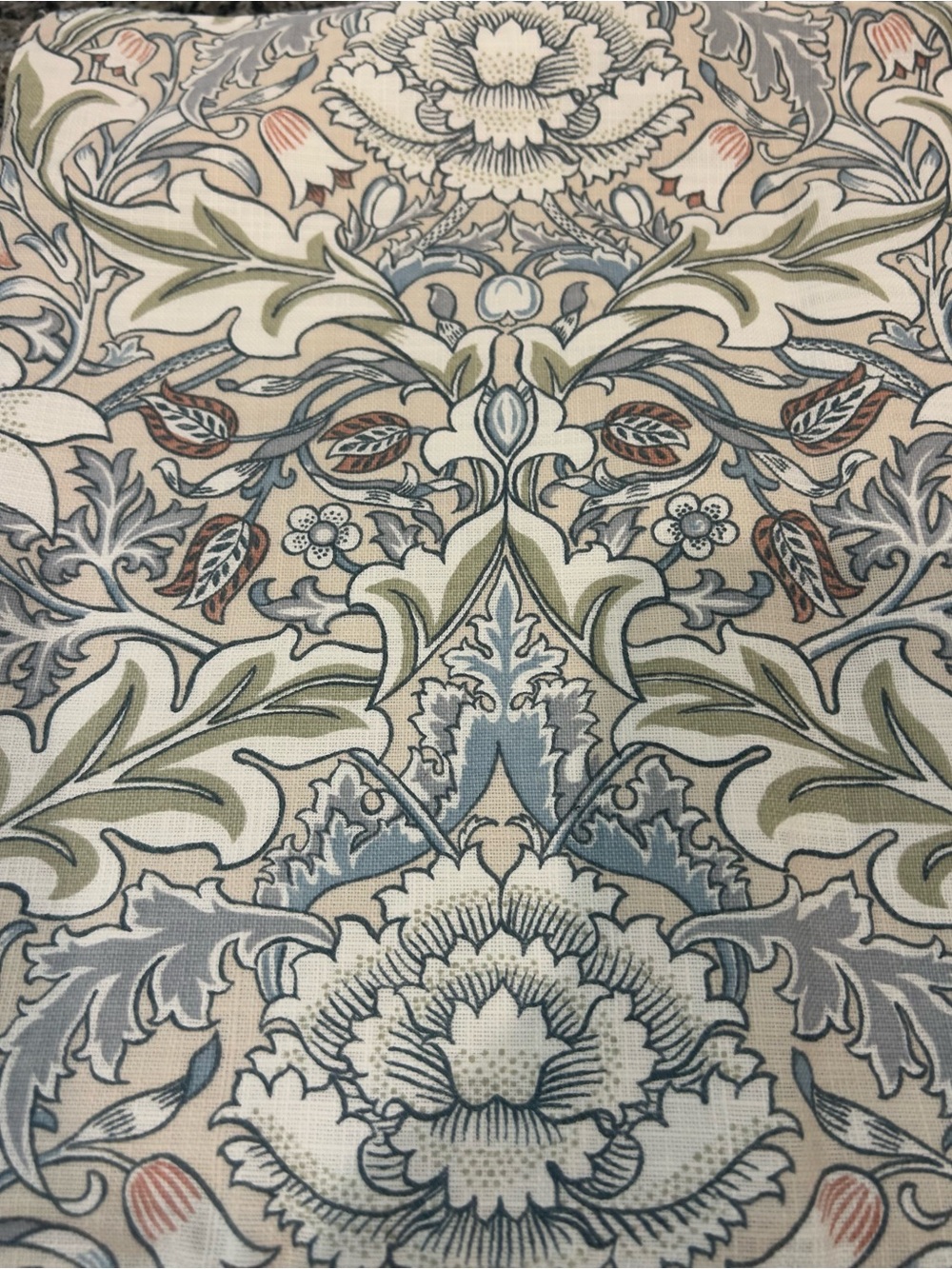 Morris & Co Severne Placemats set of four 13” x 19” 100% cotton Blue Green